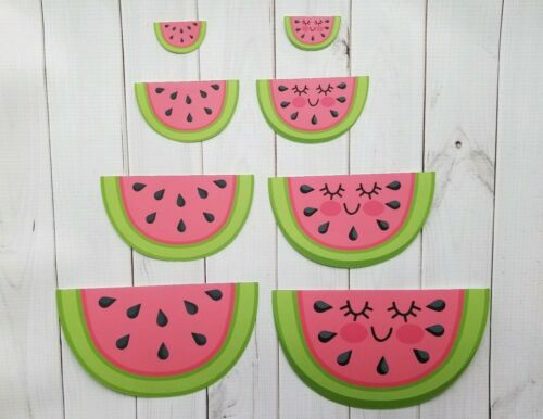 Watermelon Die Cuts, Punchies, Punches, Embellishments, Toppers, Favors - Afbeelding 1 van 5