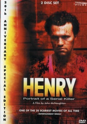 HENRY : PORTRAIT OF A SERIAL KILLER (DVD) VG Disc + Cover Art - NO CASE