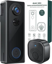 Video Doorbell Camera Wireless No Subscription, with Chime, Voice Changer, PIR M