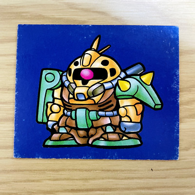 イマクラダインザスカイゴールド Menko Card Desert Zak Amada Super Deformed Gundam World No. 114 | eBay