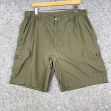 The North Face Shorts Mens XL Green Utility Cargo Pockets Trail Hiking Outdoors