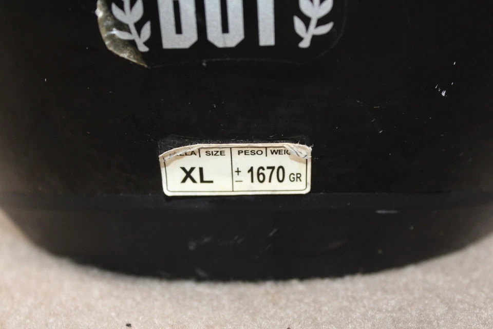 Casco de moto Zeus con protector facial calle liso negro talla XL Foto 2 de 4