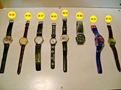MEN'S WATCHES GROUP H (YOUR CHOICE)