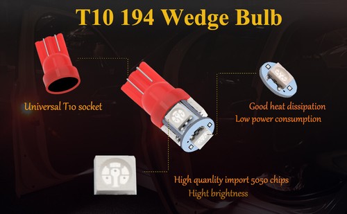 Paquete de 12 luces LED interiores ultra rojas para 2000 - 2006 Chevy Suburban + HERRAMIENTA - Imagen 7 de 8