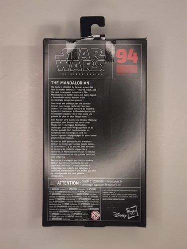 Star Wars The Black Series #94 The Mandalorian 6" Hasbro Action Figure E6959 - Picture 3 of 7