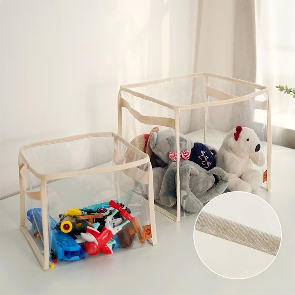 Transparent Toy Storage Bag Shopping Bag Large Toy Storage Reusable
