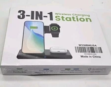 For Iphone Airpods Apple Watch 3in1 Wireless Fast Charger Charging Stand Station