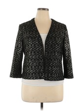 Travelers By Chico's Women Black Blazer L