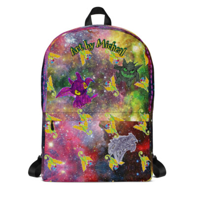 Dragons in Space Print Backpack