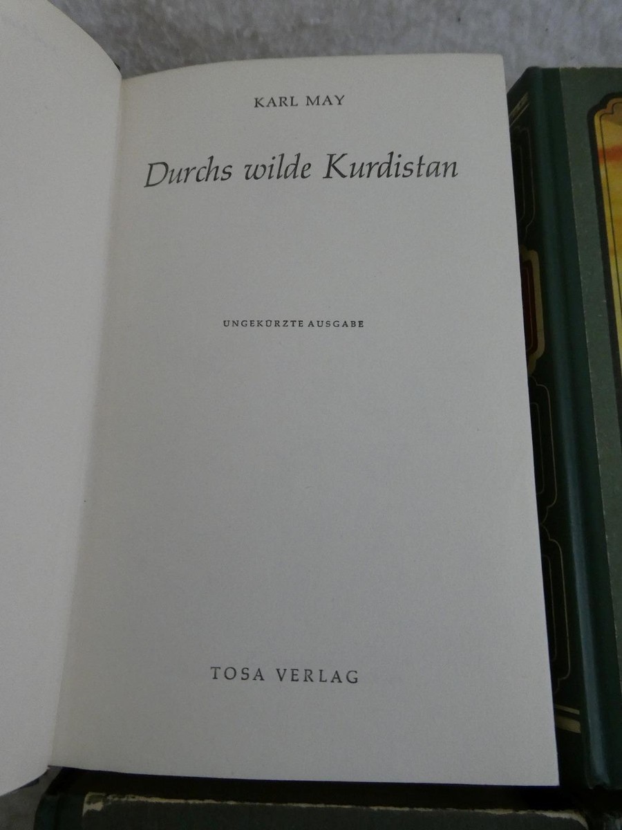 Lot of 6 KARL MAY Novels in German Tosa Verlag Hardcovers | eBay