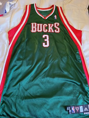 Adidas Milwaukee Bucks authentic Pro Cut Procut jersey Lynn