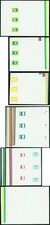 Jordan 1981 progressive MASTER PROOF COMPOSITE SHEETS