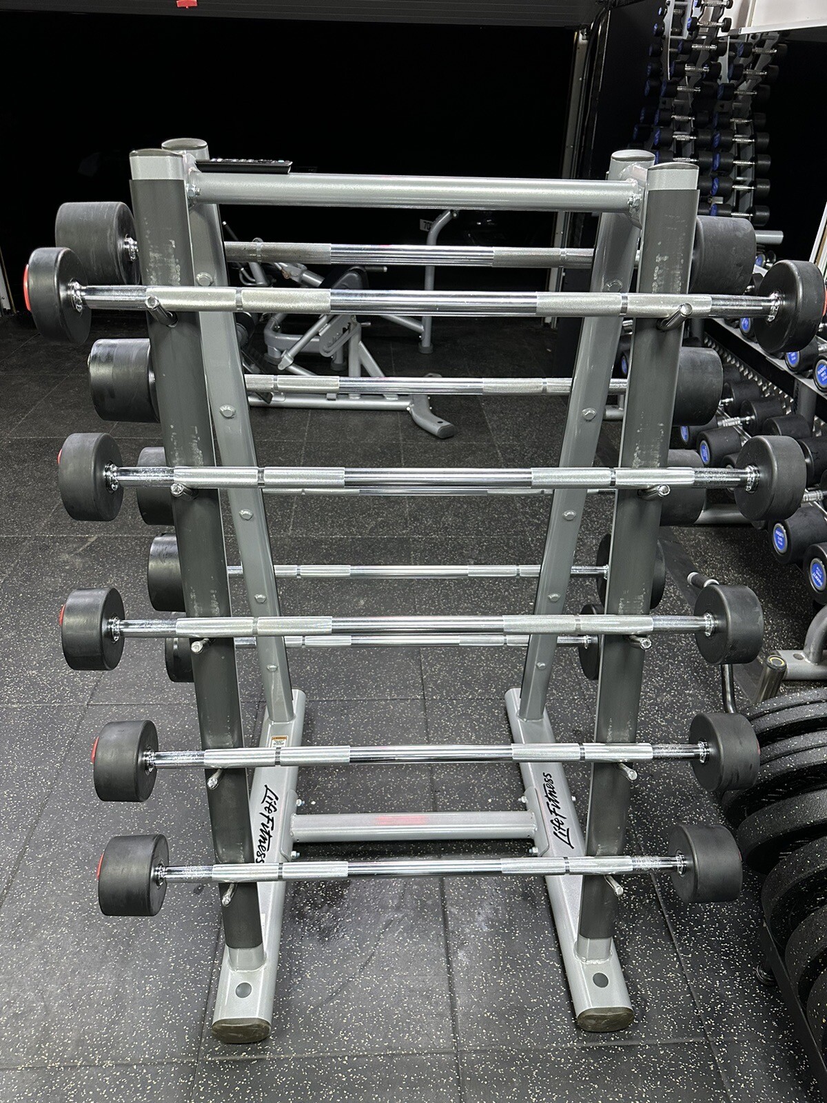 HAMMER STRENGTH 1045KG FIXED BARBELL SET RUBBER PU COMMERCIAL GYM