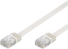 Intellinet Cavo di Rete Patch Piatto in Rame Cat.6 UTP 1m Bianco