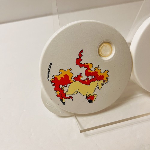 ⭐️ Rapidash Vintage Pokémon Tupperware Tumbler Lid Covers 2 Replacement Pokemon - Picture 2 of 4