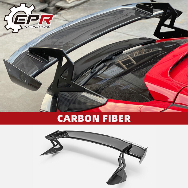 GT Trunk Spoiler For Honda Civic FK7 FK8 SPN Style Carbon Fiber