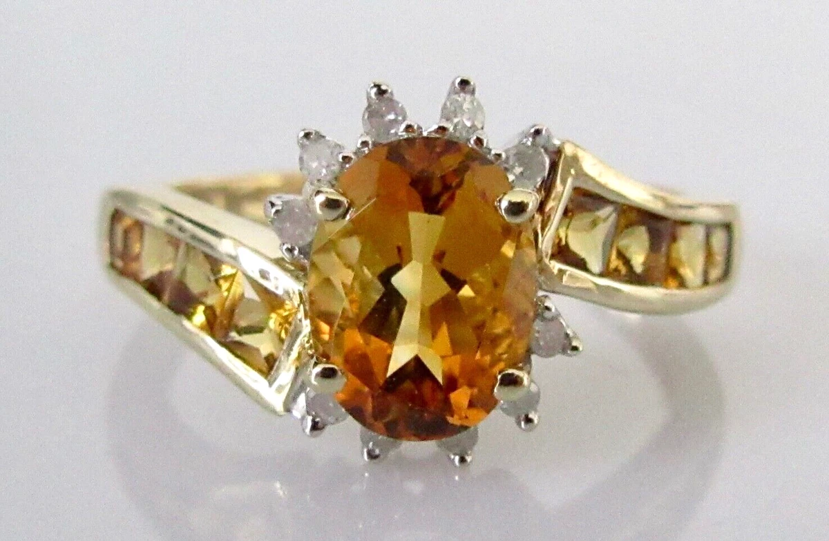 Qvc citrine rings sale