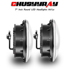 7 inch BLACK Halo LED Headlights For 2002-2006 Mercedes Benz W463 G Class Wagon