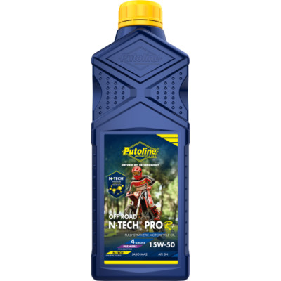 Putoline N-Tech Pro R+ Off Road 15W/50 Fully Synthetic MX Motorbike Oil 1L