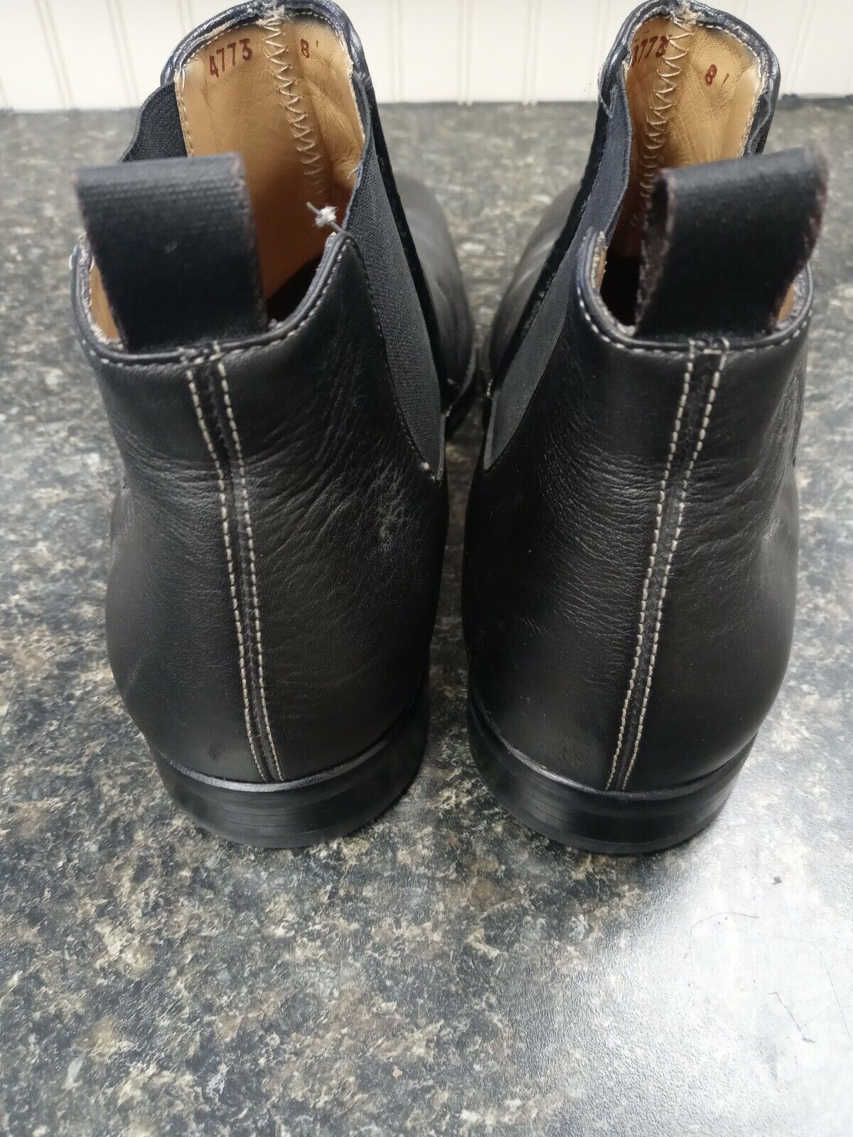 Gordon Rush Mens Shoes Black Leather Dress Boots … - image 3