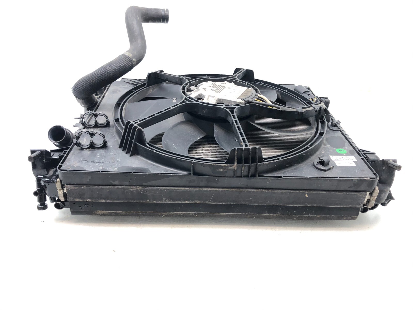 2014-2020 MASERATI GHIBLI CONDENSER RADIATOR FAN SET OEM.