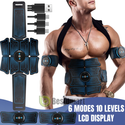 EMS Slimming Gym Belt Electronic Waist Trainer Abdominal Muscle