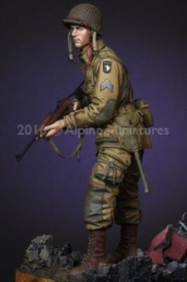 ALPINE MINIATURES 1:16 SET 16032 WWII US 101ST AIRBORN ''SCREAMING EAGLES''