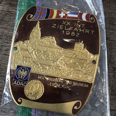 AWESOME VINTAGE 1982 ZIELFAHRT INTERNATIONAL ADAC