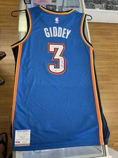 JOSH GIDDEY AUTOGRAPHED SIGNED OKC THUNDER JERSEY PSA AUTO COA NEW BULLS PG