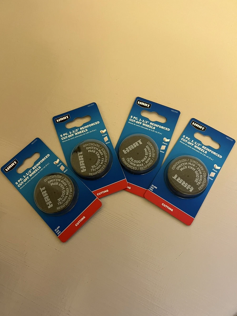 20 Pc Hart 1 1 2 Reinforced Cut Off Wheels Used With Dremel 4