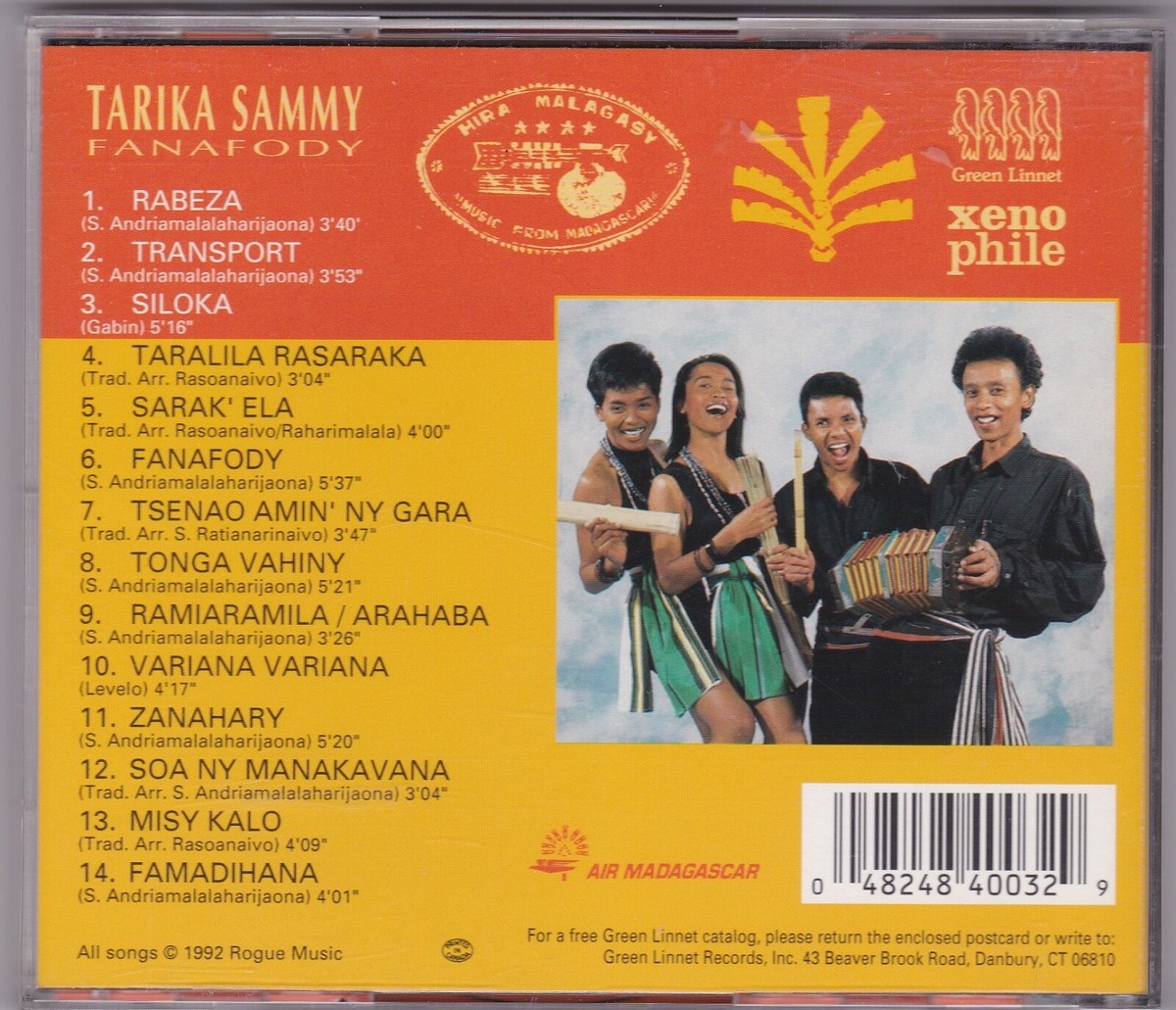 Tarika Sammy - Fanafody - CD (Xenophile GLCD4003 1992) | eBay UK