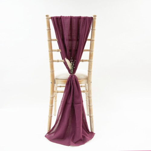 CHEESECLOTH CHAIR COVER DRAPES WEDDING EVENT VENUE DÉCOR VERTICAL DRAPES - Picture 22 of 37