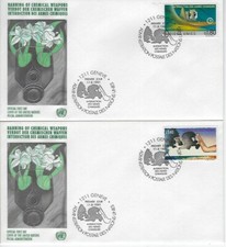 NATIONS UNIES - Genève Yvert n° 212/213 FDC