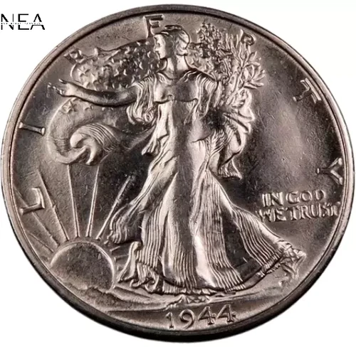 1944-D Walking Liberty Half Dollar ~ Borderline Uncirculated AU++ ~ 90% Silver