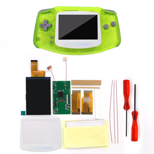 Lente blanca con caída en V5 720x480 píxel retro IPS LCD retroiluminada + estuches precortados para GBA - Imagen 18 de 38