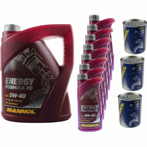 MANNOL Huile moteur ENERGY FORMULA PD 5W-40 huile ACEA C2 ACEA C3 API SN 5 L Compatible avec VW Golf VII 3/5 portes 5G1, BQ1, BE1, BE2 Golf IV 3/5