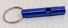 Aluminum Keyring Whistles 3 Pieces (Random Colors Or Message) Sports, Hiking, 2"