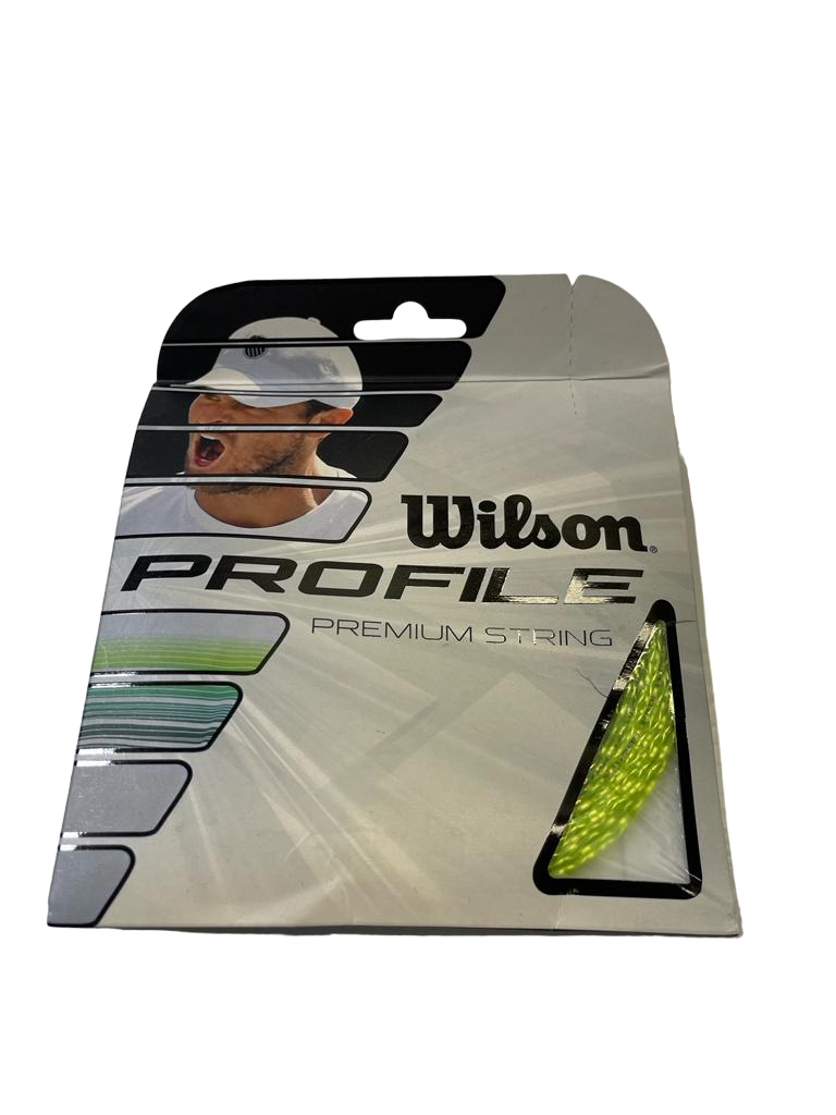 Wilson Premium Tennis Racquet String (16 Gauge 1.30mm 40' 12.2m) Green