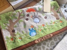 Authentic Miyazaki Hayao Totoro Embroider Face Towel Bath Towel 80cm 34CM
