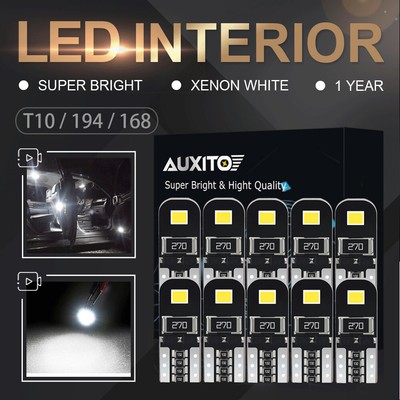 T10 194  W5W LED Dome License Side Maker Glove Map Read  Plug&Play Waterproof