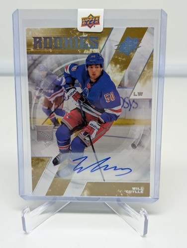 2023-24 SPx Rookies Auto Will Cylle #108 Rookie RC NY Rangers