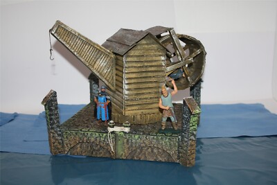 1702 Lastenkran in Sturmsee, zu 7cm Sammelfiguren, Fertigmodell in Composite,GMK