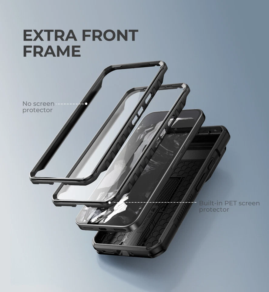 Dexnor for Google Pixel 9A/9/9 Pro/9 Pro XL Case with Slide Camera Cover Rugged - Image 3 of 4