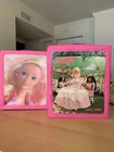 Vintage Pink Barbie Doll Case Lot Of 2, 1989  Mattel