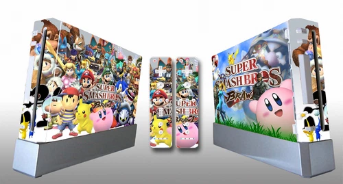 221 Skin Sticker Cover Nintendo Wii Console & 2 Remotes