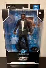 McFarlane DC Multiverse Batman Begins Lucius Fox Platinum 7 Action Figure NEW