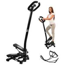 Pre-Assembled Adjustable Mini Stepper Stair Stepper Stepping Machine with Res...
