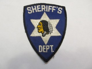 Montana Daniels Co Sheriff Patch 1st Issue Loom Cheese Cloth