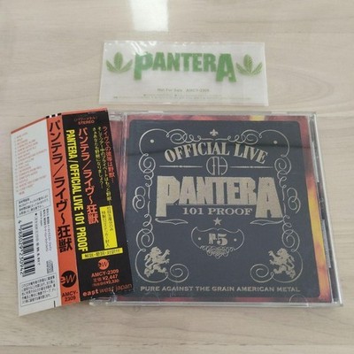 with obi sticker PANTERA OFFICIAL LIVE 101 PROOF