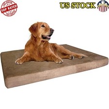 XL Orthopedic Gel Memory Foam Dog Bed Waterproof Cover Durable Washable Support